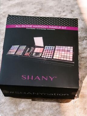 SHANY All-In-One Harmony Makeup Kit - Black with Pink Accents